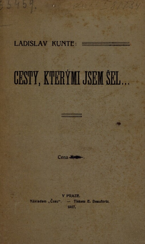 Cesty, kterými jsem šel ...