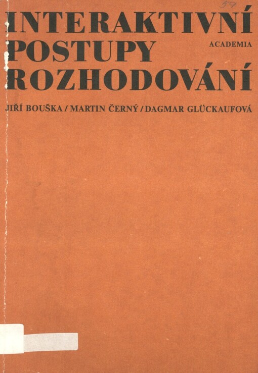 Interaktivní postupy rozhodování