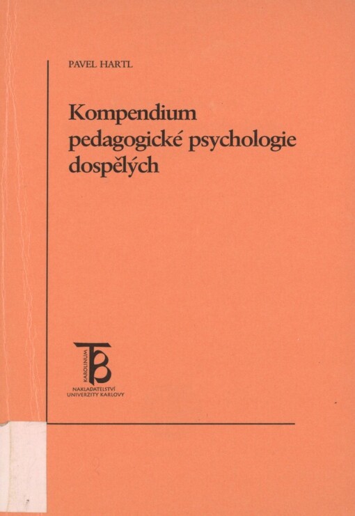 Kompendium pedagogické psychologie dospělých