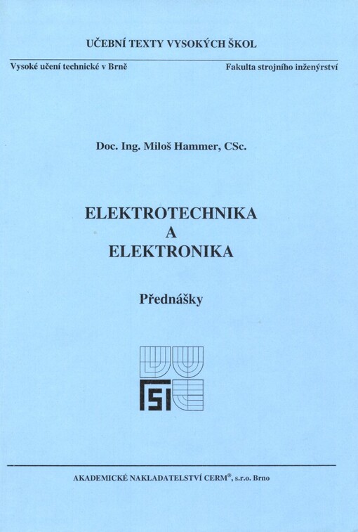 Elektrotechnika a elektronika: přednášky