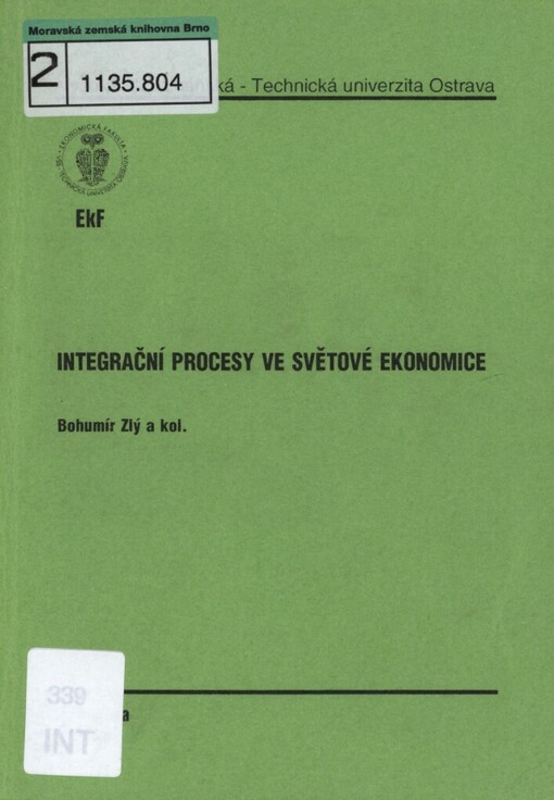 Integrační procesy ve světové ekonomice