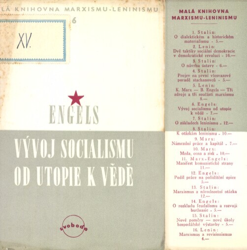 Vývoj socialismu od utopie k vědě