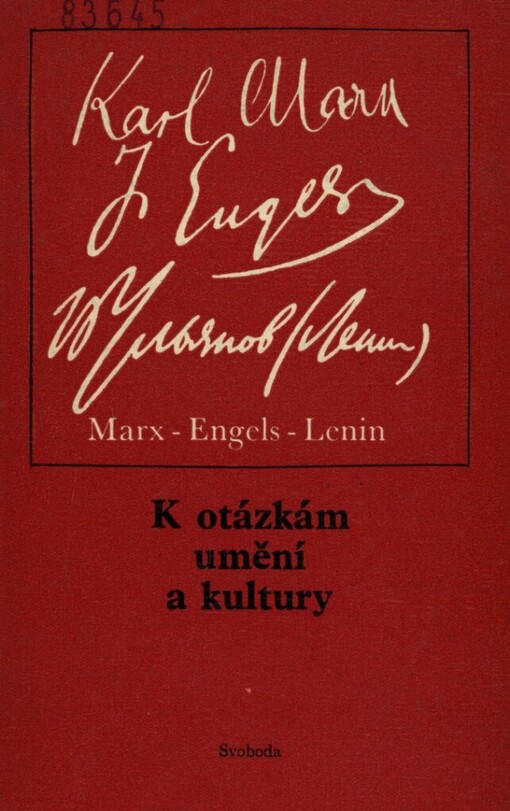 K otázkám umění a kultury :stati, dopisy a úryvky z děl