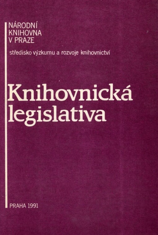 Knihovnická legislativa