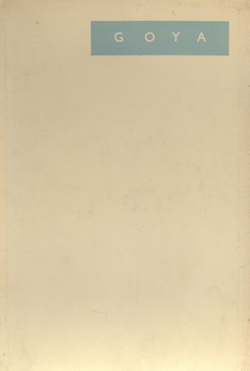 Goya: [Výbor obrazů