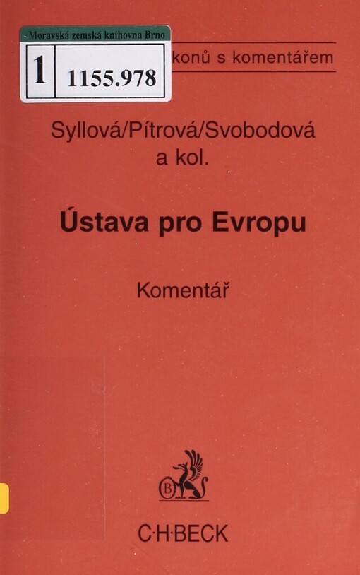 Ústava pro Evropu: komentář