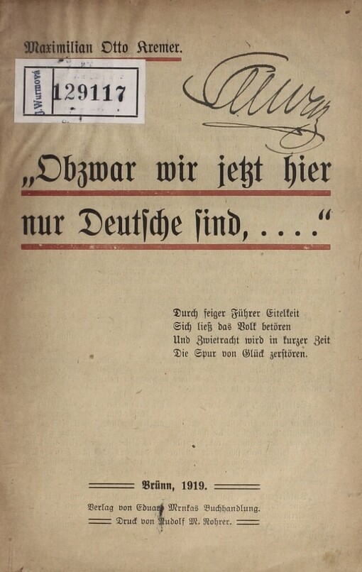 Obzwar wir jetzt hier nur Deutsche sind