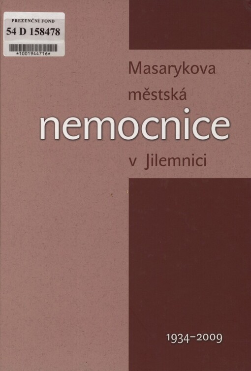 Masarykova městská nemocnice v Jilemnici: 1934-2009