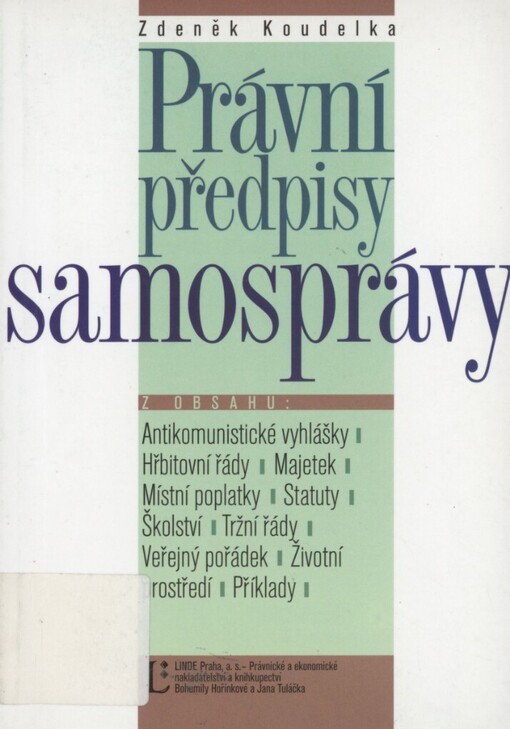 Právní předpisy samosprávy