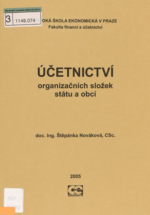 Účetnictví organizačních složek státu a obcí
