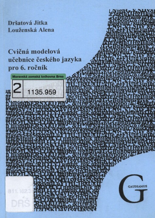 Cvičná modelová učebnice českého jazyka pro 6. ročník