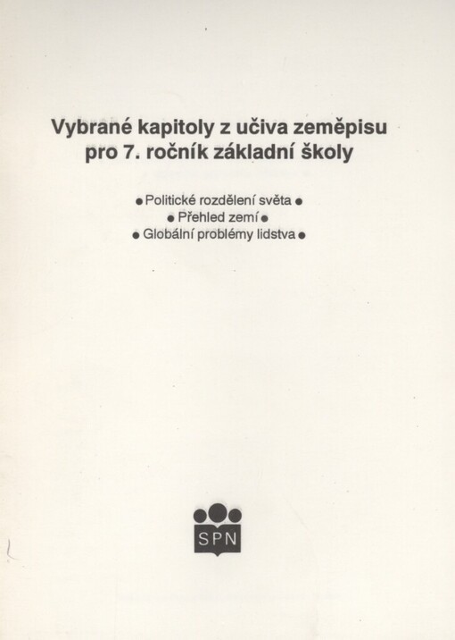 Vybrané kapitoly z učiva zeměpisu pro sedmý ročník základní školy