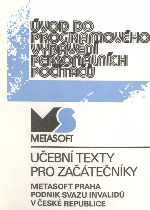 Úvod do programového vybavení personálních počítačů
