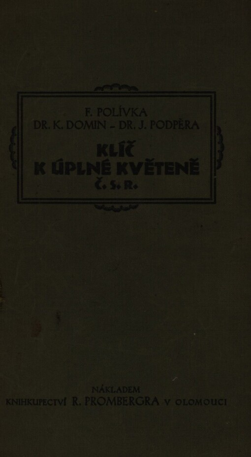 Klíč k úplné květeně Republiky československé