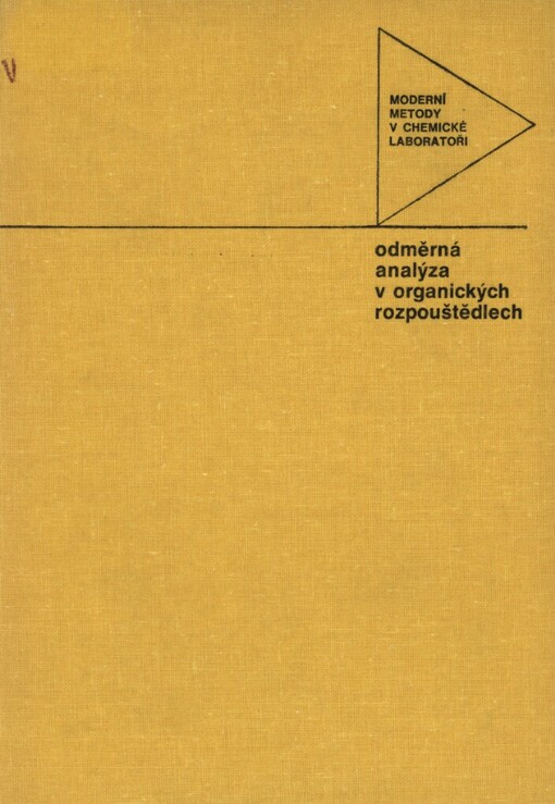 Odměrná analýza v organických rozpouštědlech