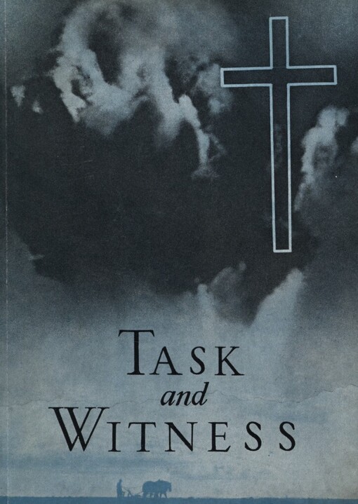Task and witness :Christian peace conference : Prague, June 1st-4th 1958