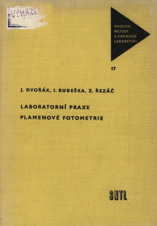 Laboratorní praxe plamenové fotometrie: pomůcka pro studium odborných chemických škol