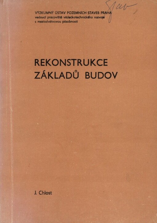 Rekonstrukce základů budov