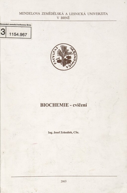 Biochemie - cvičení