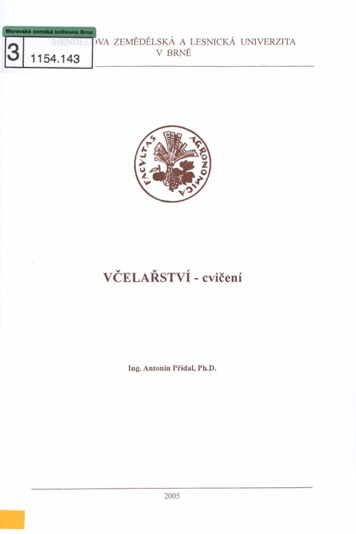 Včelařství - cvičení
