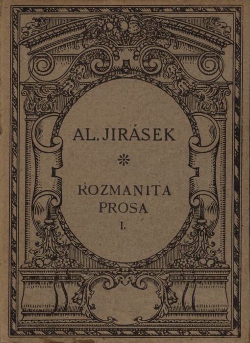 Rozmanitá prosa.I,Skizzy a studie