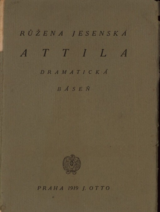 Attila :dramatická báseň o 4 dějstvích
