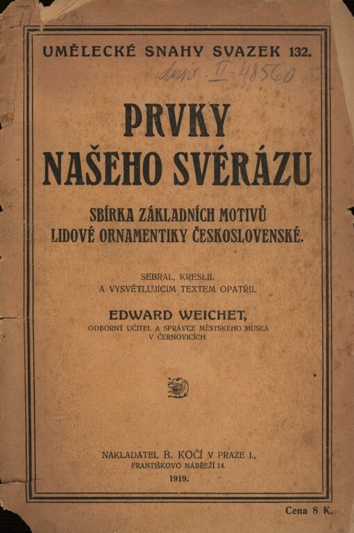 Prvky našeho svérázu: sbírka základních motivů lidové ornamentiky československé