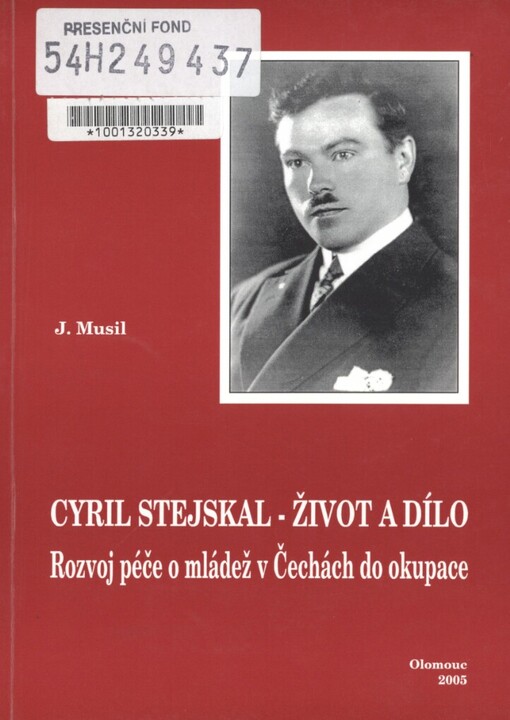 Cyril Stejskal - život a dílo: rozvoj péče o mládež v Čechách do okupace