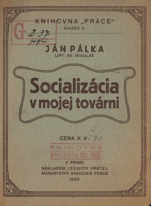 Socializácia v mojej továrni