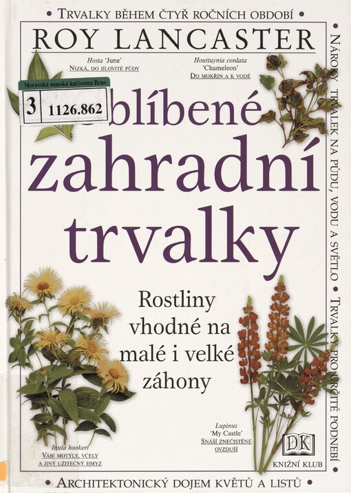 Oblíbené zahradní trvalky