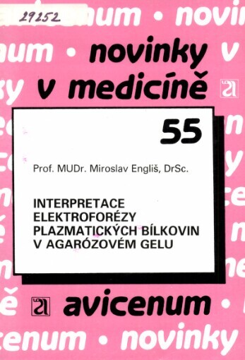 Interpretace elektroforézy plazmatických bílkovin v agarózovém gelu
