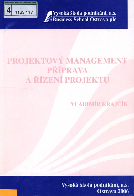 Projektový management: příprava a řízení projektu