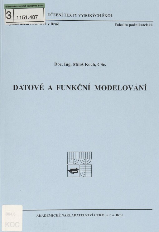 Datové a funkční modelování