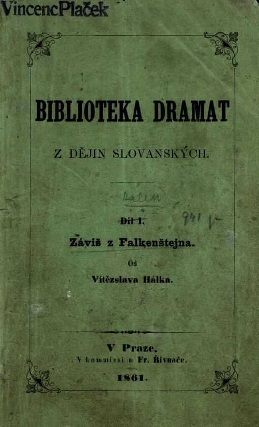 Záviš z Falkenštejna :tragédie v pěti jednáních