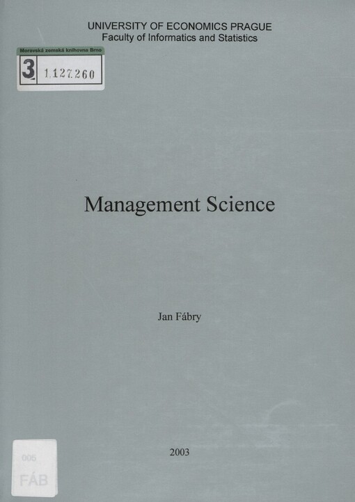 Management science
