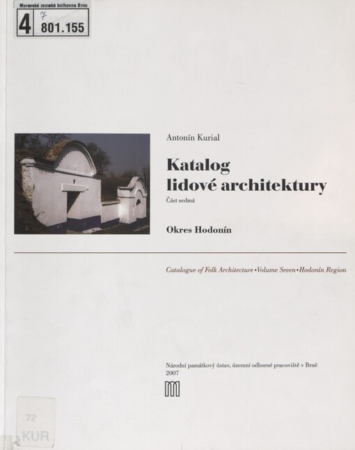 Katalog lidové architektury