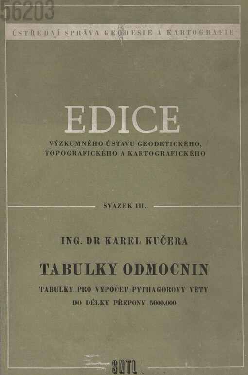 Tabulky odmocnin :Tabulky pro výpočty podle Pythagorovy věty do délky přepony 5000,000