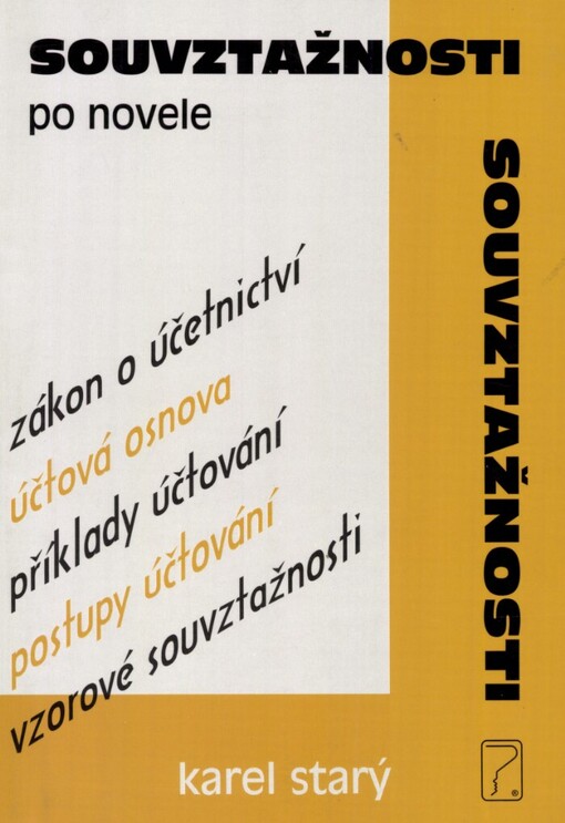 Souvztažnosti a účtová osnova pro vedení podvojného účetnictví po novele