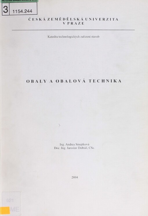 Obaly a obalová technika