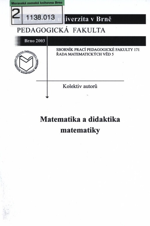 Matematika a didaktika matematiky