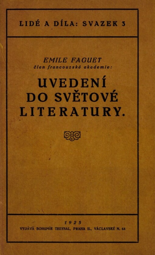 Uvedení do světové literatury