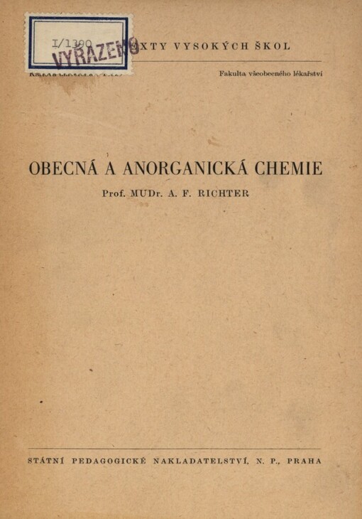 Obecná a anorganická chemie
