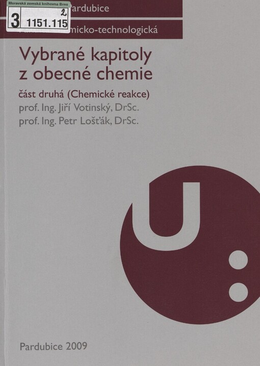 Vybrané kapitoly z obecné chemie