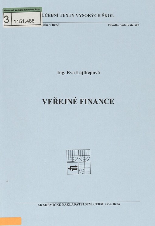 Veřejné finance
