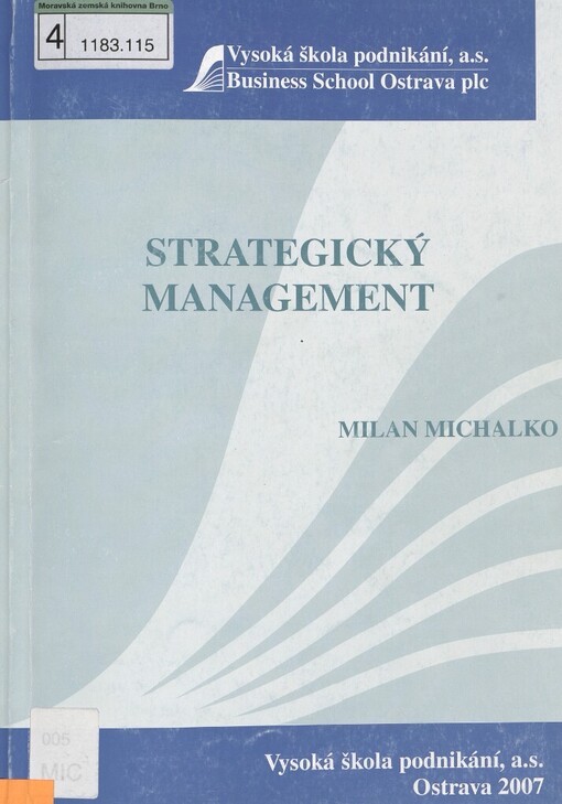 Strategický management