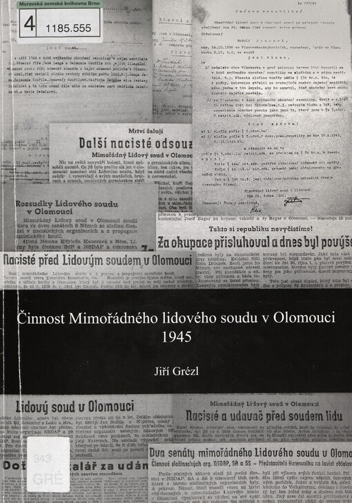 Činnost Mimořádného lidového soudu v Olomouci 1945