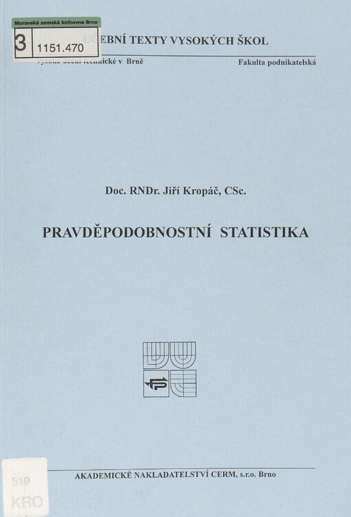 Pravděpodobnostní statistika