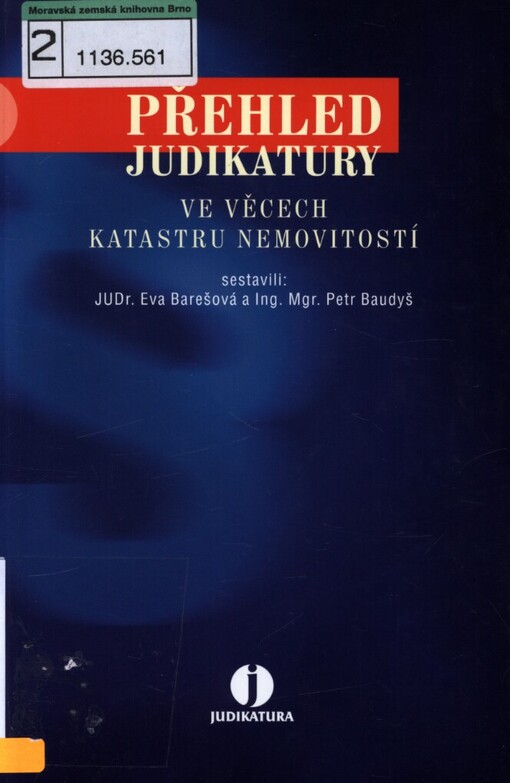 Přehled judikatury ve věcech katastru nemovitostí