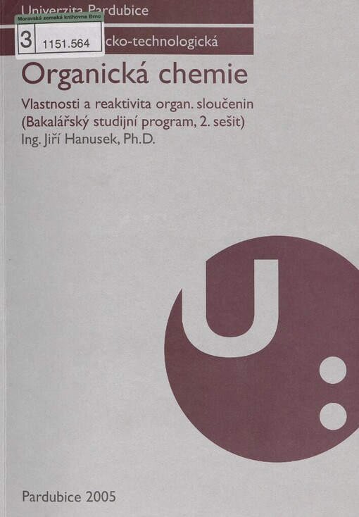 Organická chemie: bakalářský studijní program