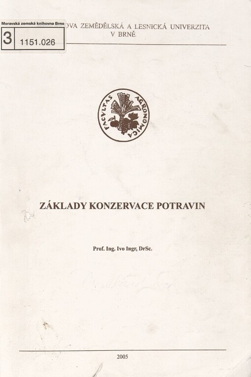 Základy konzervace potravin